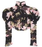 Brunello Cucinelli Floral-printed Silk Top