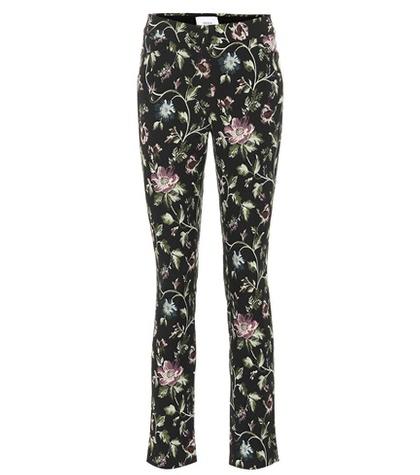Erdem Sidney Floral Jacquard Cotton Pants