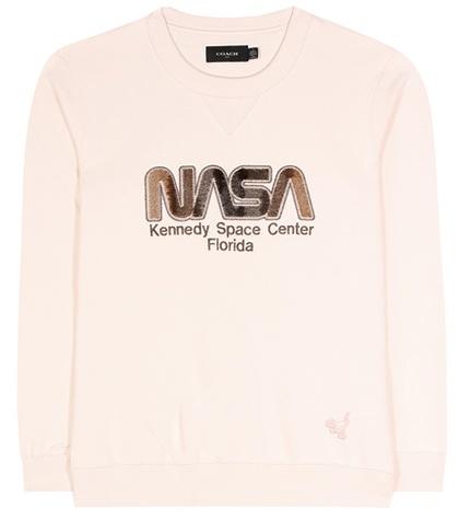 Coach Space Embroidered Cotton Sweatshirt