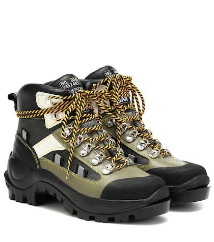 Ganni Bruna Leather Ankle Boots