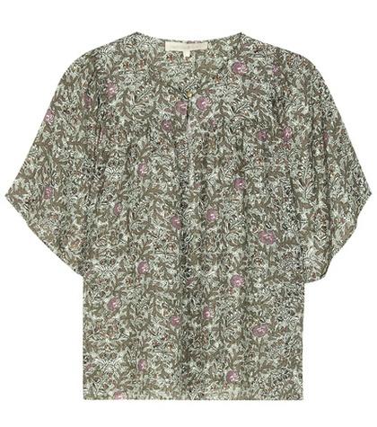 81hours Printed Silk Blouse