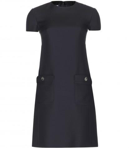 Valentino Wool And Silk-blend Dress