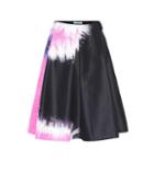 Prada Printed Silk Faille Skirt