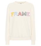 Frame Embroidered Cotton Sweatshirt
