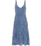 Acne Studios Checked Midi Slip Dress