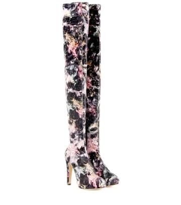 Charlotte Olympia Infinity And Beyond Printed Platform Over-the-knee Boots