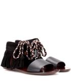 See By Chlo Fringed Leather Sandals
