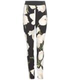 Dolce & Gabbana Printed Crêpe Skinny Trousers