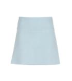 Redvalentino Cotton And Wool-blend Miniskirt