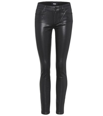 Roger Vivier Verdugo Ultra Skinny Coated Jeans