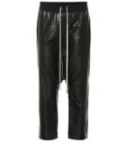 Rick Owens Cropped Leather Pants