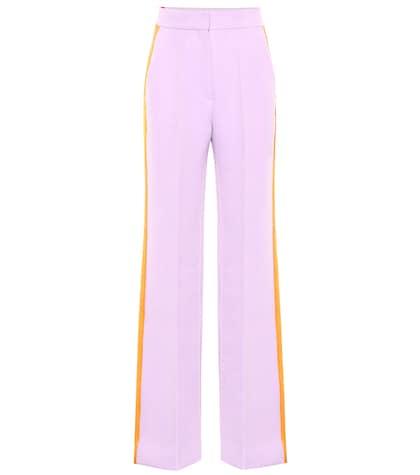 Roksanda Roma Crêpe Wide-leg Pants