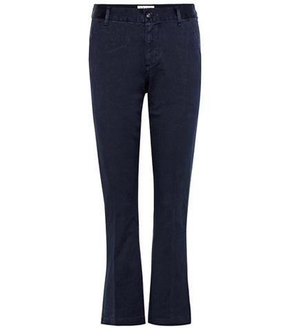 Saint Laurent Le Crop Mini Cotton Trousers