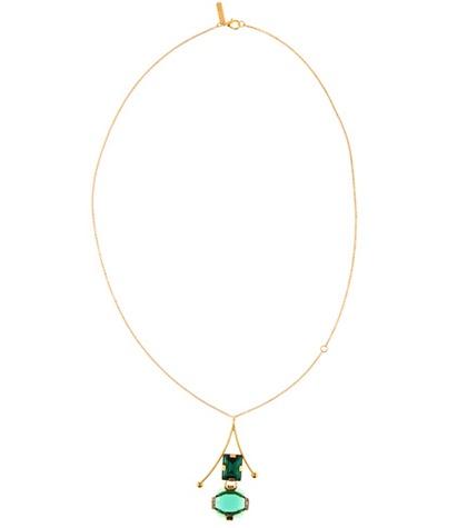 Fendi Crystal Embellished Necklace