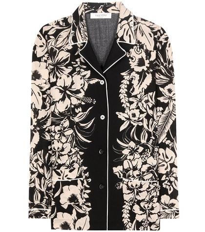 Coach Printed Virgin Wool Blouse
