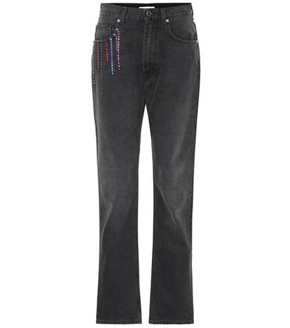 Christopher Kane Embellished Straight Jeans