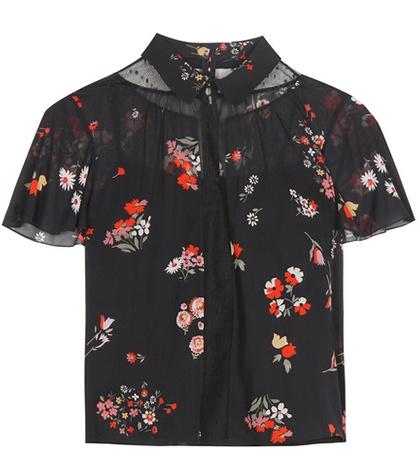 Church's Printed Silk-blend Blouse