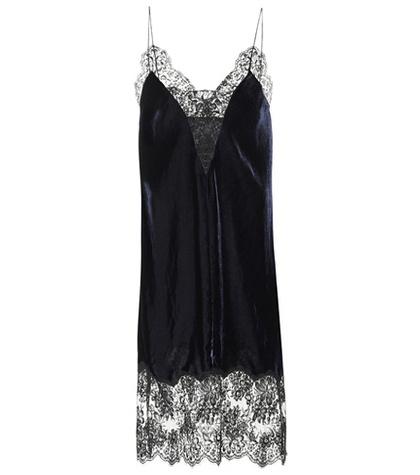 Stella Mccartney Velvet And Lace Dress