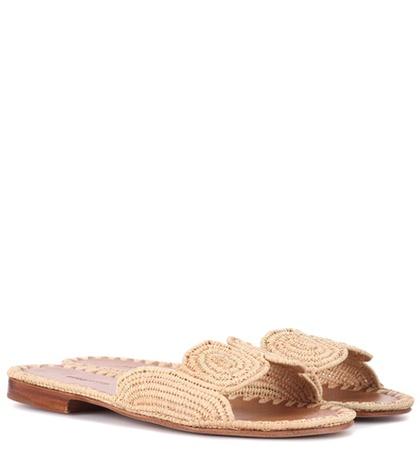 Carrie Forbes Naima Raffia Slides