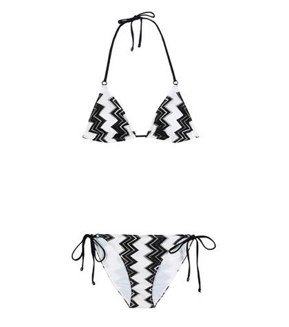 Saint Laurent Crochet-knit Bikini