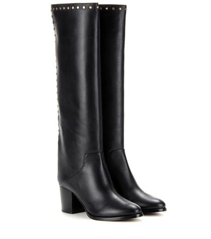 Tod's Monroe 65 Embellished Leather Knee-high Boots