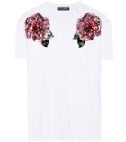 Equipment Sequinned Cotton T-shirt