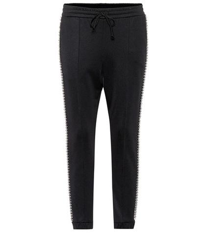 Gucci Crystal-embellished Trackpants