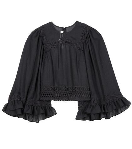 Mcq Alexander Mcqueen Embroidered Top