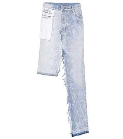 Jimmy Choo Asymmetric Denim Skirt