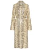 Bottega Veneta Snake-effect Leather Coat