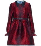 Undercover Reversible Leopard Jacquard Minidress