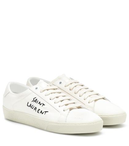 Prada Court Classic Embroidered Sneakers