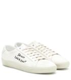 Prada Court Classic Embroidered Sneakers