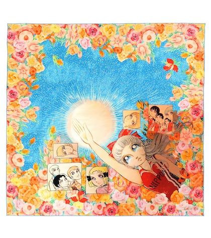 The Attico Printed Silk Scarf