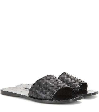 Bottega Veneta Intrecciato Leather Sandals