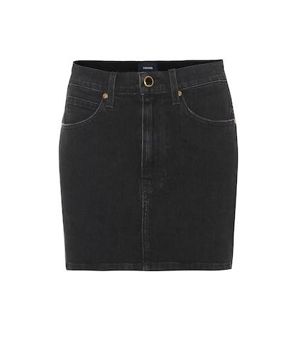 Khaite Denim Miniskirt