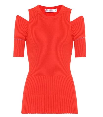 Victoria Beckham Ribbed Wool Top