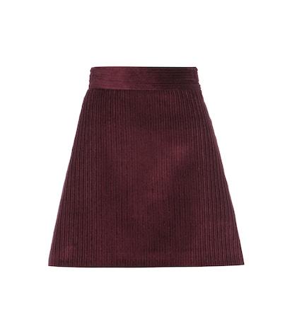Jimmy Choo Corduroy Miniskirt