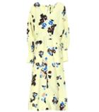 Unravel Dolores Floral Linen-blend Dress