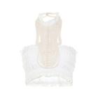 Isabel Marant Gytha Halterneck Linen Crop Top