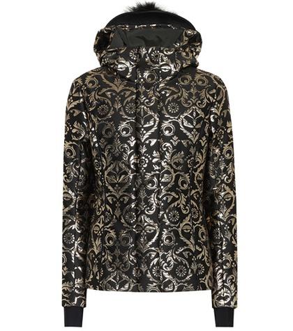 Fendi Fur-trimmed Jacquard Ski Coat