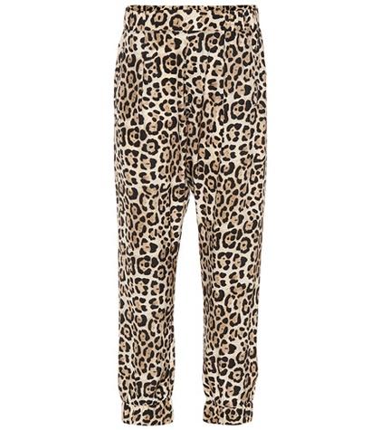 Atm Anthony Thomas Melillo Leopard Printed Silk Pants