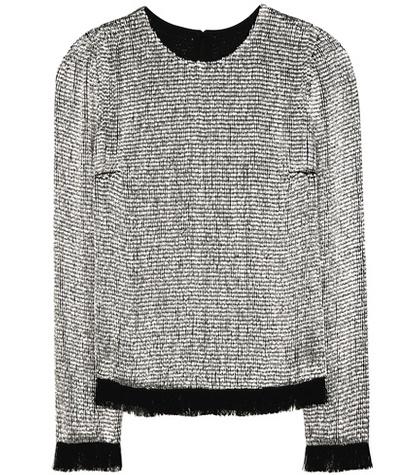 Tom Ford Embellished Silk Top