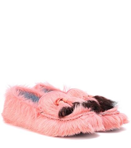 Simone Rocha Calf Hair Loafers