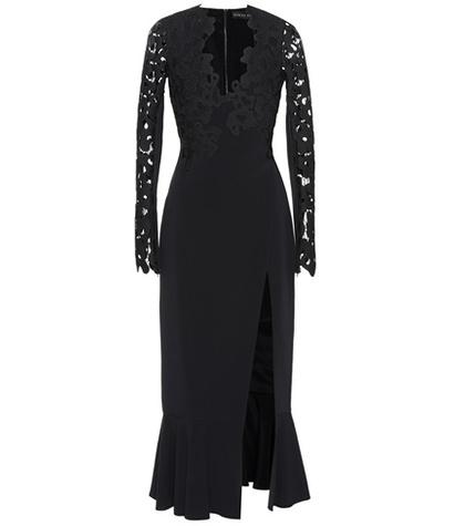 David Koma Macramé-sleeve Dress