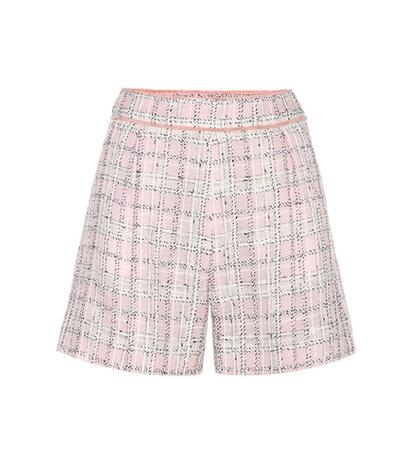 Miu Miu Knitted Wool And Cotton-blend Shorts