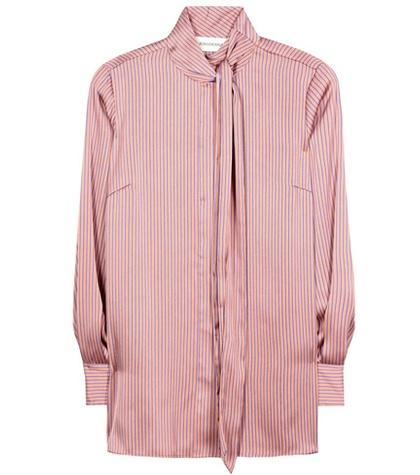 By Malene Birger Aluda Striped Satin Top