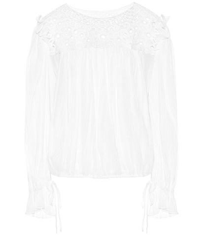 Isabel Marant, Toile Rock Embroidered Cotton Blouse