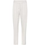 Roger Vivier Striped Satin Trousers