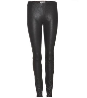 7 For All Mankind Stretch-leather Leggings